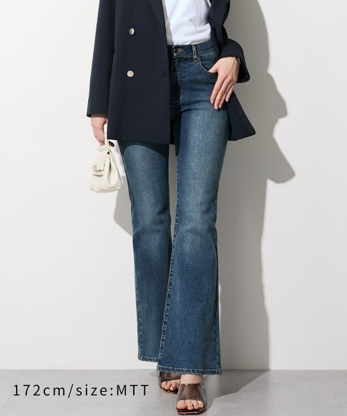 slattgir(スラットジール)の「高身長 すごのびストレッチデニムブーツカットパンツ(選べる股下82cm・86cm)(デニムパンツ・レディース・ブラック/ワンウォッシュ/ブルー・TM2/TLL1/TL1/TM1/TLL2/TL2/T3L1/T4L1/T5L1/T3L2/T4L2/T5L2)」の11枚目の写真