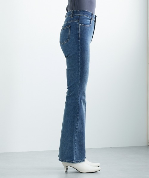 slattgir(スラットジール)の「高身長 すごのびストレッチデニムブーツカットパンツ(選べる股下82cm・86cm)(デニムパンツ・レディース・ブラック/ワンウォッシュ/ブルー・TM2/TLL1/TL1/TM1/TLL2/TL2/T3L1/T4L1/T5L1/T3L2/T4L2/T5L2)」の20枚目の写真