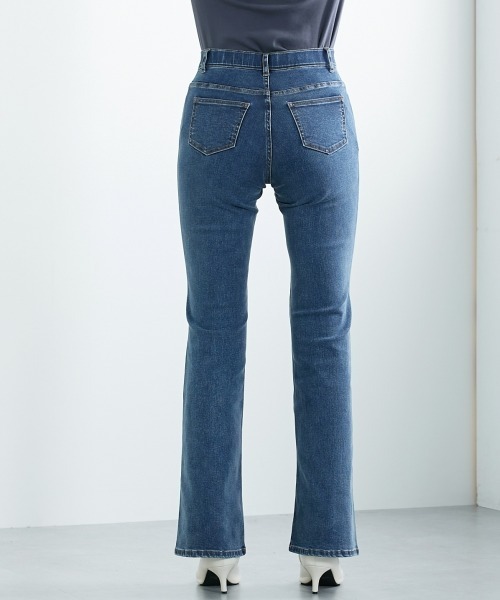 slattgir(スラットジール)の「高身長 すごのびストレッチデニムブーツカットパンツ(選べる股下82cm・86cm)(デニムパンツ・レディース・ブラック/ワンウォッシュ/ブルー・TM2/TLL1/TL1/TM1/TLL2/TL2/T3L1/T4L1/T5L1/T3L2/T4L2/T5L2)」の21枚目の写真