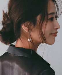 AJUGA.（アジュガ）の「ダブルパールバックキャッチピアス（ピアス（両耳用））」