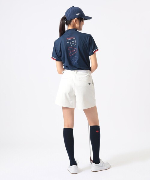 BEAMS GOLF（ビームスゴルフ）の「〈WOMEN〉ORANGE LABEL / PARロゴ モックネック（吸水速乾・UVカット）（Tシャツ/カットソー・レディース・ネイビー/ホワイト・LARGE/MEDIUM/SMALL）」の6枚目の写真