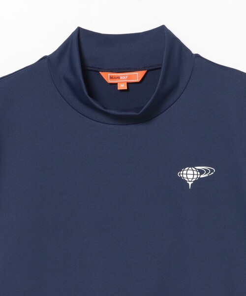 BEAMS GOLF（ビームスゴルフ）の「〈WOMEN〉ORANGE LABEL / PARロゴ モックネック（吸水速乾・UVカット）（Tシャツ/カットソー・レディース・ネイビー/ホワイト・LARGE/MEDIUM/SMALL）」の16枚目の写真