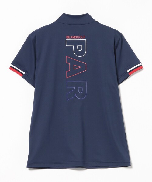 BEAMS GOLF（ビームスゴルフ）の「〈WOMEN〉ORANGE LABEL / PARロゴ モックネック（吸水速乾・UVカット）（Tシャツ/カットソー・レディース・ネイビー/ホワイト・LARGE/MEDIUM/SMALL）」の18枚目の写真
