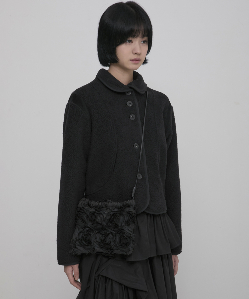 FLAREUP（フレアアップ）の「Floral Handmade Bag (FL-735_Black)（ショルダーバッグ・レディース・ブラック・OS）」の3枚目の写真