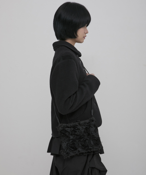 FLAREUP（フレアアップ）の「Floral Handmade Bag (FL-735_Black)（ショルダーバッグ・レディース・ブラック・OS）」の4枚目の写真