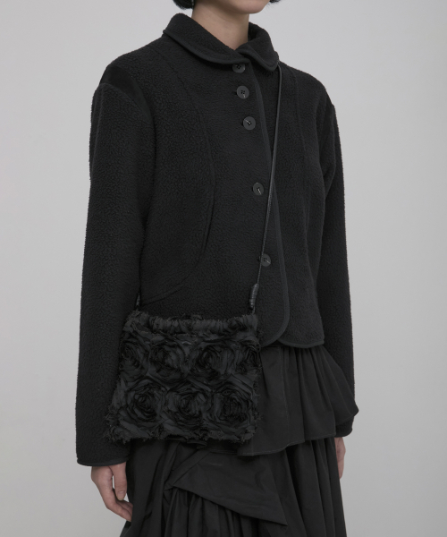 FLAREUP（フレアアップ）の「Floral Handmade Bag (FL-735_Black)（ショルダーバッグ・レディース・ブラック・OS）」の7枚目の写真