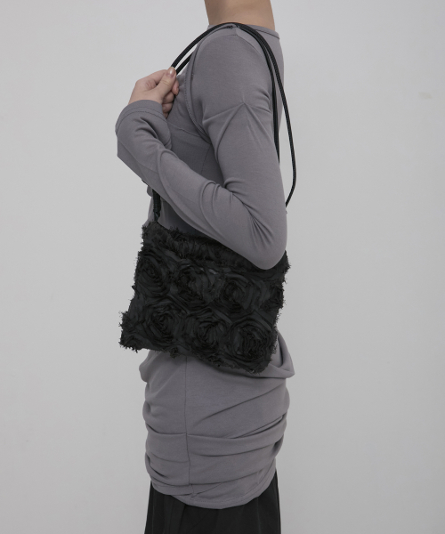 FLAREUP（フレアアップ）の「Floral Handmade Bag (FL-735_Black)（ショルダーバッグ・レディース・ブラック・OS）」の9枚目の写真