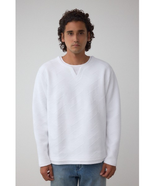AZUL by moussy(アズールバイマウジー)の「ジオメトリック柄トップス(Tシャツ/カットソー・メンズ・ブラック/ホワイト/ネイビー・SMALL/MEDIUM/LARGE)」の7枚目の写真