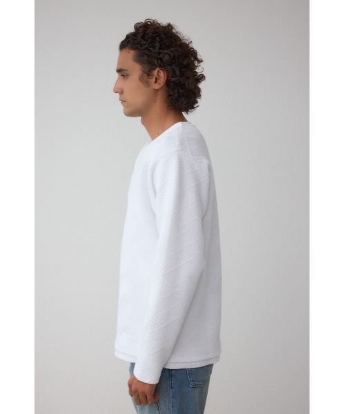 AZUL by moussy(アズールバイマウジー)の「ジオメトリック柄トップス(Tシャツ/カットソー・メンズ・ブラック/ホワイト/ネイビー・SMALL/MEDIUM/LARGE)」の8枚目の写真