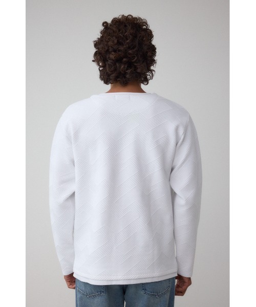 AZUL by moussy(アズールバイマウジー)の「ジオメトリック柄トップス(Tシャツ/カットソー・メンズ・ブラック/ホワイト/ネイビー・SMALL/MEDIUM/LARGE)」の9枚目の写真
