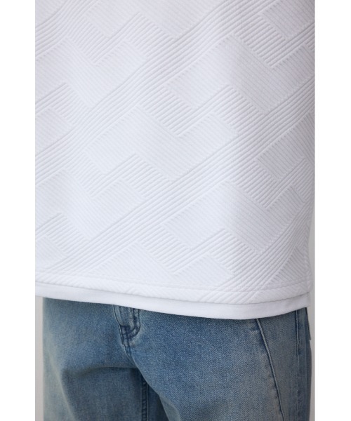 AZUL by moussy(アズールバイマウジー)の「ジオメトリック柄トップス(Tシャツ/カットソー・メンズ・ブラック/ホワイト/ネイビー・SMALL/MEDIUM/LARGE)」の13枚目の写真