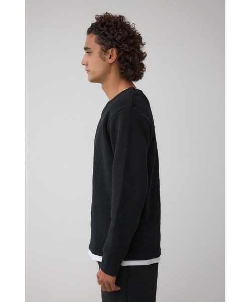 AZUL by moussy(アズールバイマウジー)の「ジオメトリック柄トップス(Tシャツ/カットソー・メンズ・ブラック/ホワイト/ネイビー・SMALL/MEDIUM/LARGE)」の18枚目の写真
