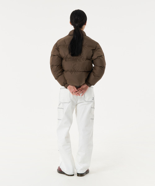 AECA(エイカ)の「AECA CURVED SHORT PUFFER JUMPER-BROWN(ダウンジャケット/コート・メンズ・その他・SMALL/MEDIUM/LARGE)」の8枚目の写真