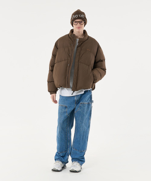 AECA(エイカ)の「AECA CURVED SHORT PUFFER JUMPER-BROWN(ダウンジャケット/コート・メンズ・その他・SMALL/MEDIUM/LARGE)」の10枚目の写真