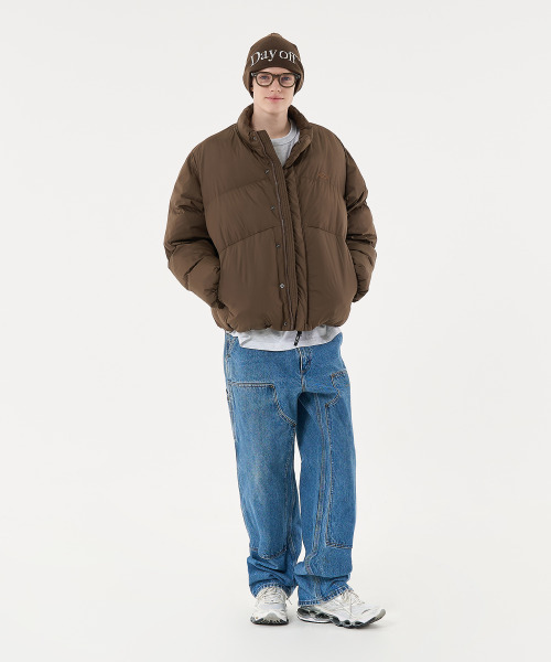 AECA(エイカ)の「AECA CURVED SHORT PUFFER JUMPER-BROWN(ダウンジャケット/コート・メンズ・その他・SMALL/MEDIUM/LARGE)」の12枚目の写真