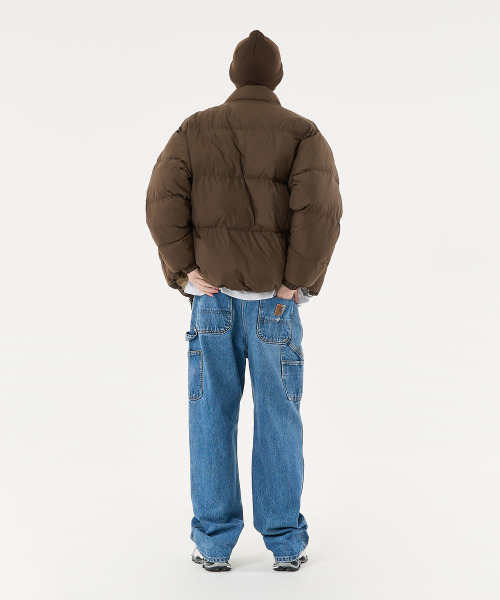AECA(エイカ)の「AECA CURVED SHORT PUFFER JUMPER-BROWN(ダウンジャケット/コート・メンズ・その他・SMALL/MEDIUM/LARGE)」の14枚目の写真