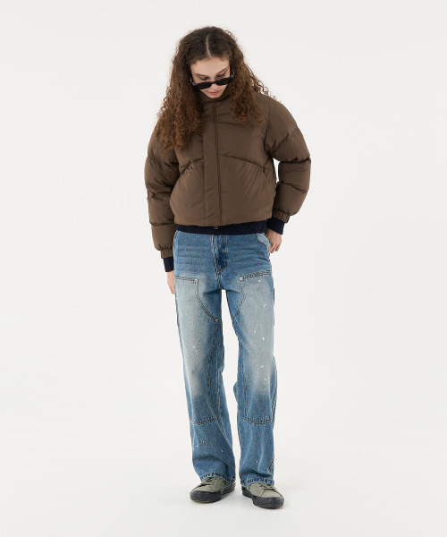 AECA(エイカ)の「AECA CURVED SHORT PUFFER JUMPER-BROWN(ダウンジャケット/コート・メンズ・その他・SMALL/MEDIUM/LARGE)」の16枚目の写真