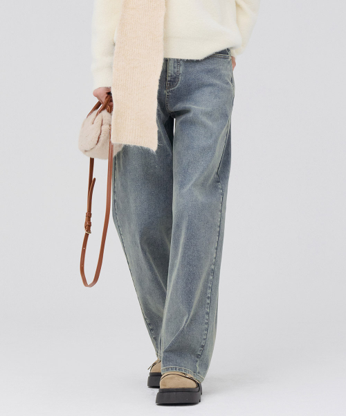 CHASECULT（チェイスカルト）の「レディース Lトーンカーブドワイドデニムパンツ-スカイブルー（デニムパンツ・レディース・スカイブルー・70/74/64/67）」の4枚目の写真