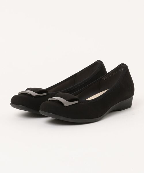 Bridget Birkin(ブリジットバーキン)の「【Bridget Birkin Walk】金具モチーフウォーキングパンプス(55219B)(パンプス・レディース・ブラック系その他/ブラック・22.5/23/23.5/24/24.5)」の2枚目の写真