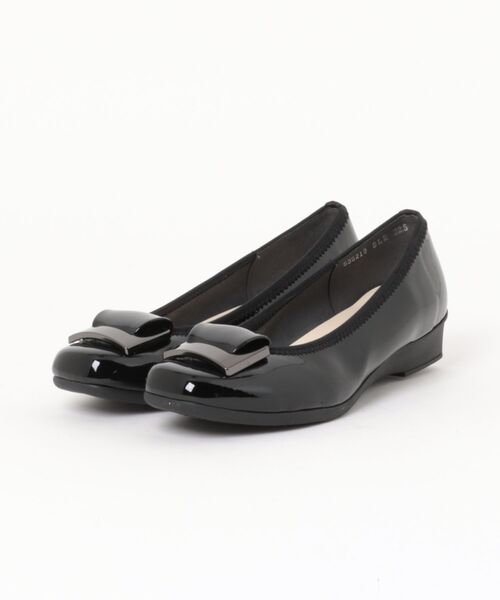 Bridget Birkin(ブリジットバーキン)の「【Bridget Birkin Walk】金具モチーフウォーキングパンプス(55219B)(パンプス・レディース・ブラック系その他/ブラック・22.5/23/23.5/24/24.5)」の1枚目の写真