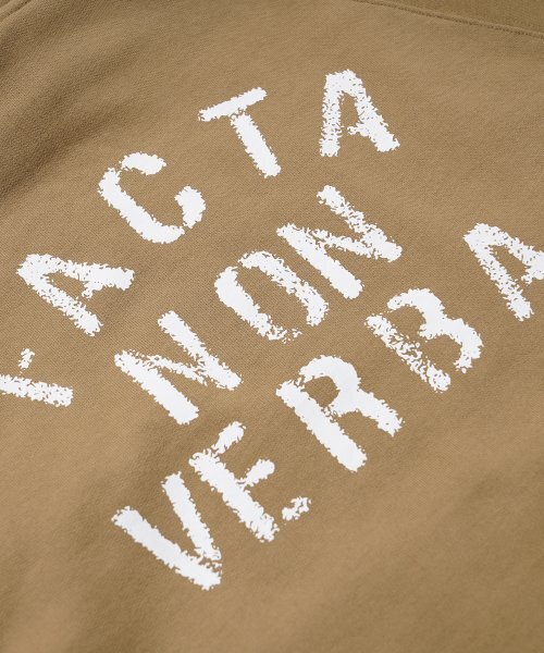 FRIZMWORKS(フリズムワークス)の「FACTA NON VERBA HOODY _ CAMEL(パーカー・レディース・その他・MEDIUM/LARGE/X-LARGE)」の8枚目の写真
