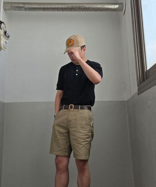 MUSINSA STANDARD（ムシンサスタンダード）の「ホワイトサテンオフィサーショーツ [サンドベージュ]（その他パンツ・メンズ・その他・28/29/42/32/30/31/26/27/33/34/36/38/40）」の9枚目の写真
