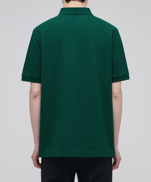 MUSINSA STANDARD（ムシンサスタンダード）の「ベーシックピケポロシャツ[グリーン]（ポロシャツ・メンズ・その他・X-LARGE/XX-LARGE/SMALL/MEDIUM/LARGE）」の2枚目の写真
