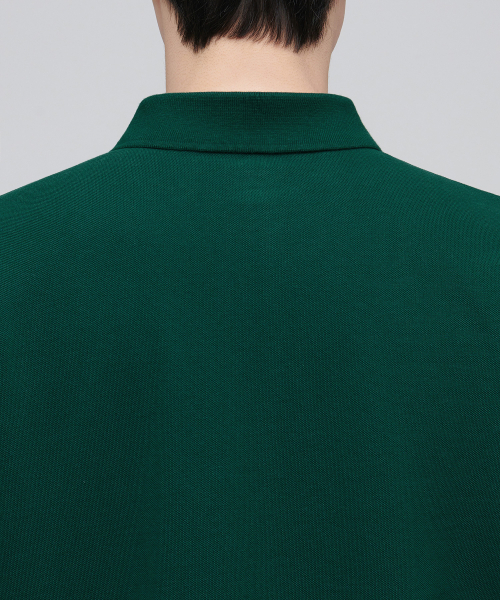 MUSINSA STANDARD（ムシンサスタンダード）の「ベーシックピケポロシャツ[グリーン]（ポロシャツ・メンズ・その他・X-LARGE/XX-LARGE/SMALL/MEDIUM/LARGE）」の4枚目の写真