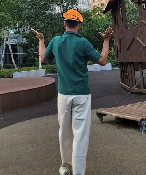 MUSINSA STANDARD（ムシンサスタンダード）の「ベーシックピケポロシャツ[グリーン]（ポロシャツ・メンズ・その他・X-LARGE/XX-LARGE/SMALL/MEDIUM/LARGE）」の6枚目の写真