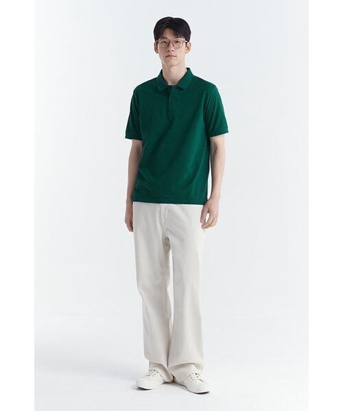 MUSINSA STANDARD（ムシンサスタンダード）の「ベーシックピケポロシャツ[グリーン]（ポロシャツ・メンズ・その他・X-LARGE/XX-LARGE/SMALL/MEDIUM/LARGE）」の7枚目の写真