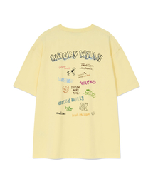 Wacky WiLLy（ワッキーウィリー）の「キッチグラフィック半袖Tシャツイエロー（Tシャツ/カットソー）」