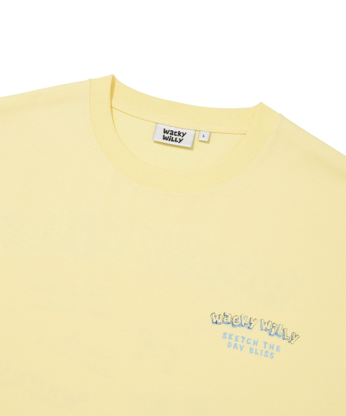 Wacky WiLLy（ワッキーウィリー）の「キッチグラフィック半袖Tシャツイエロー（Tシャツ/カットソー・レディース・その他・SMALL/MEDIUM/LARGE/X-LARGE）」の4枚目の写真