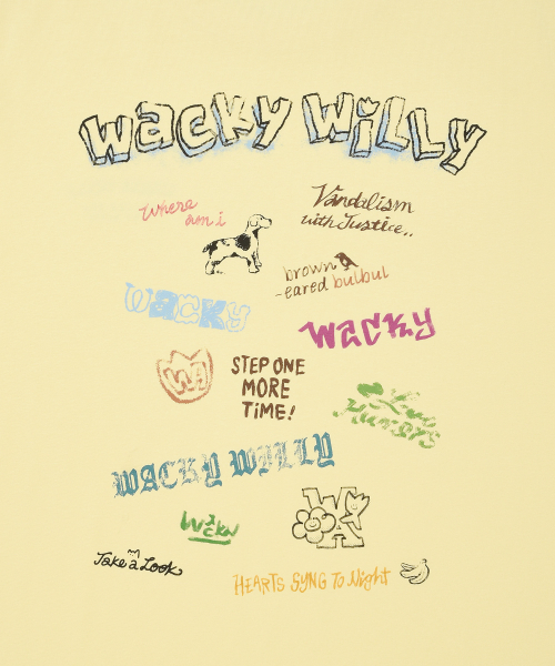 Wacky WiLLy（ワッキーウィリー）の「キッチグラフィック半袖Tシャツイエロー（Tシャツ/カットソー・レディース・その他・SMALL/MEDIUM/LARGE/X-LARGE）」の7枚目の写真