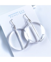 【TOMEI LAB】まる クリア ピアス(MA)