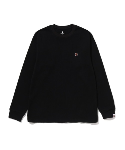 A BATHING APE（アベイシングエイプ）の「APE HEAD ONE POINT THERMAL LT UNDERWEAR（その他アンダーウェア/インナー・メンズ・ブラック/ホワイト・X-LARGE/MEDIUM/LARGE/SMALL/XX-LARGE）」の2枚目の写真