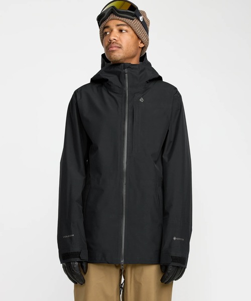 VOLCOM（ボルコム）の「VOLCOM TESTER 3L GORE-TEX JACKET/ボルコムスキースノーボードウェア(ゴアテックスジャケット)（その他アウター・メンズ・ブラック/キャメル・SMALL/MEDIUM）」の16枚目の写真