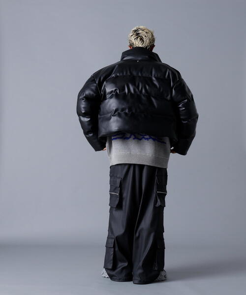 DANKE SCHON(ダンケシェーン)の「DankeSchon/ダンケシェーン/PU SHORT BLOUSON COWHIDE(ブルゾン・レディース・ブラック・M/S/L)」の13枚目の写真