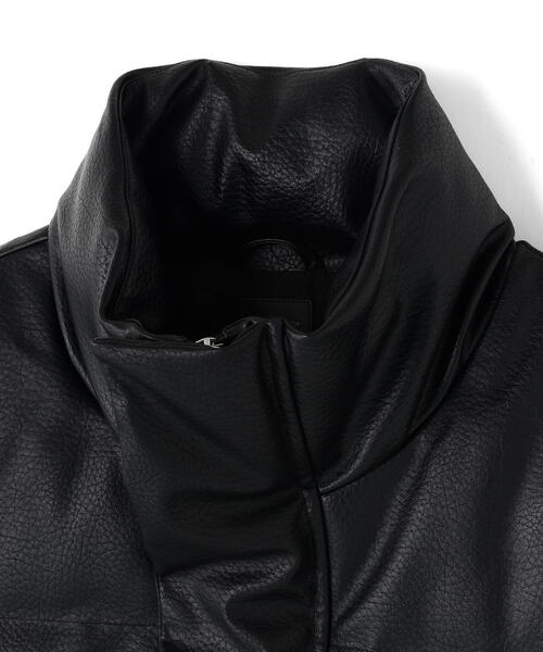 DANKE SCHON(ダンケシェーン)の「DankeSchon/ダンケシェーン/PU SHORT BLOUSON COWHIDE(ブルゾン・レディース・ブラック・M/S/L)」の15枚目の写真