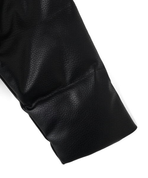 DANKE SCHON(ダンケシェーン)の「DankeSchon/ダンケシェーン/PU SHORT BLOUSON COWHIDE(ブルゾン・レディース・ブラック・M/S/L)」の18枚目の写真