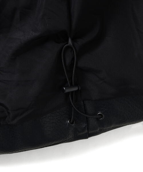 DANKE SCHON(ダンケシェーン)の「DankeSchon/ダンケシェーン/PU SHORT BLOUSON COWHIDE(ブルゾン・レディース・ブラック・M/S/L)」の3枚目の写真