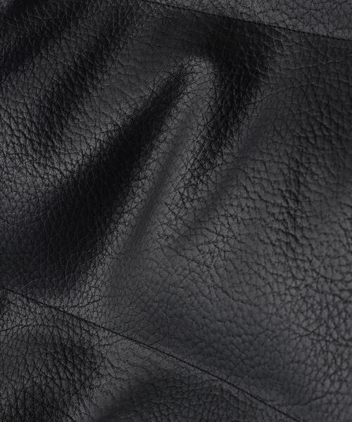 DANKE SCHON(ダンケシェーン)の「DankeSchon/ダンケシェーン/PU SHORT BLOUSON COWHIDE(ブルゾン・レディース・ブラック・M/S/L)」の5枚目の写真