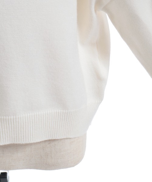 axes femme（アクシーズファム）の「リボンモチーフニット（ニット/セーター・キッズ・ワイン/ホワイト・MEDIUM/LARGE/X-LARGE）」の7枚目の写真