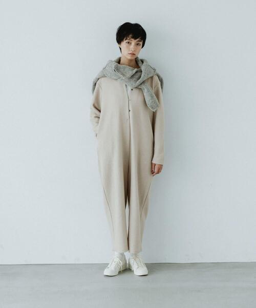 かぐれ　オールインワン かぐれ（カグレ）の「リネンハーフスリーブオールインワン（サロペット