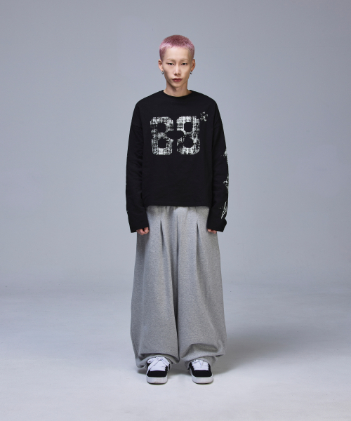 SCALLYWAG（スカリーワグ）の「クロップヴィンテージダイヤロングスリーブ[ブラック]（Tシャツ/カットソー・レディース・その他・MEDIUM/LARGE）」の10枚目の写真