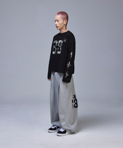 SCALLYWAG（スカリーワグ）の「クロップヴィンテージダイヤロングスリーブ[ブラック]（Tシャツ/カットソー・レディース・その他・MEDIUM/LARGE）」の12枚目の写真