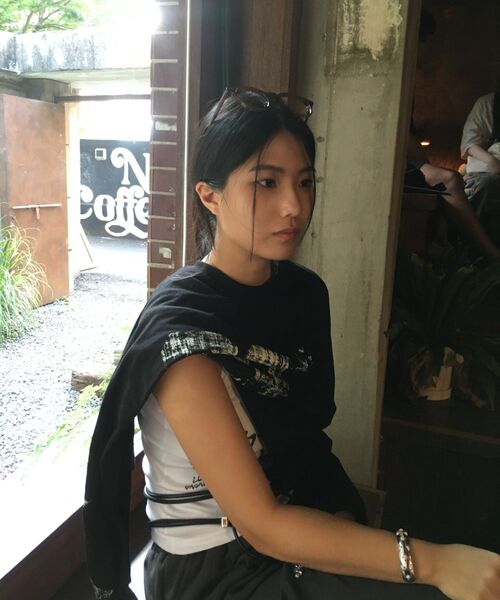 SCALLYWAG（スカリーワグ）の「クロップヴィンテージダイヤロングスリーブ[ブラック]（Tシャツ/カットソー・レディース・その他・MEDIUM/LARGE）」の18枚目の写真