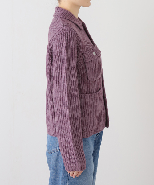 Carhartt WIP（カーハートダブリューアイピー）の「CARHARTT WIP / カーハート ダブリューアイピー WMICHIGAN SWEATER（ニット/セーター・レディース・ラベンダー/ブラック・X-SMALL）」の10枚目の写真