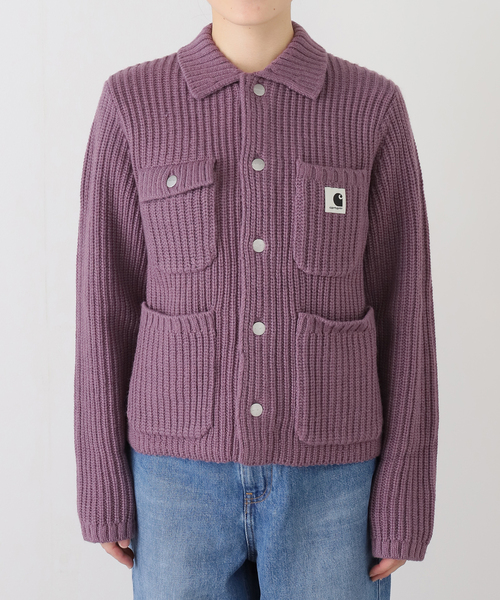 Carhartt WIP（カーハートダブリューアイピー）の「CARHARTT WIP / カーハート ダブリューアイピー WMICHIGAN SWEATER（ニット/セーター・レディース・ラベンダー/ブラック・X-SMALL）」の19枚目の写真