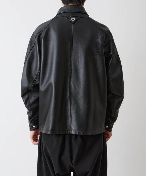 WHITE MOUNTAINEERING(ホワイトマウンテニアリング)の「【White Mountaineering/ホワイトマウンテニアリング】WM×Schott LEATHER COACH JKT(その他アウター・メンズ・ブラック・M/L/XL)」の4枚目の写真