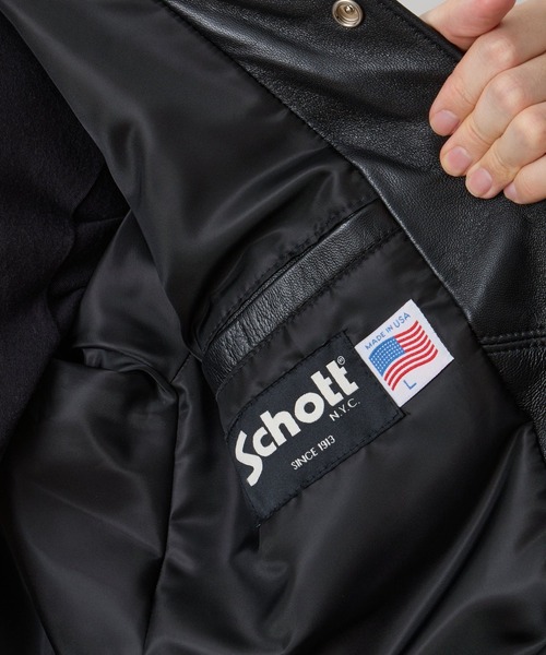 WHITE MOUNTAINEERING(ホワイトマウンテニアリング)の「【White Mountaineering/ホワイトマウンテニアリング】WM×Schott LEATHER COACH JKT(その他アウター・メンズ・ブラック・M/L/XL)」の5枚目の写真